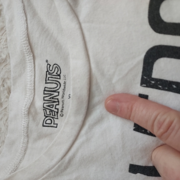 Peanuts Snoopy Woodstock White Sleeveless T-shirt XL Comfy Casual - Picture 6 of 6